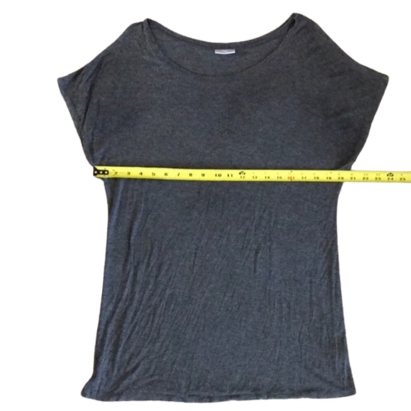 Free To Live Gray short sleeved boat neck tunic - Picture 9 of 9